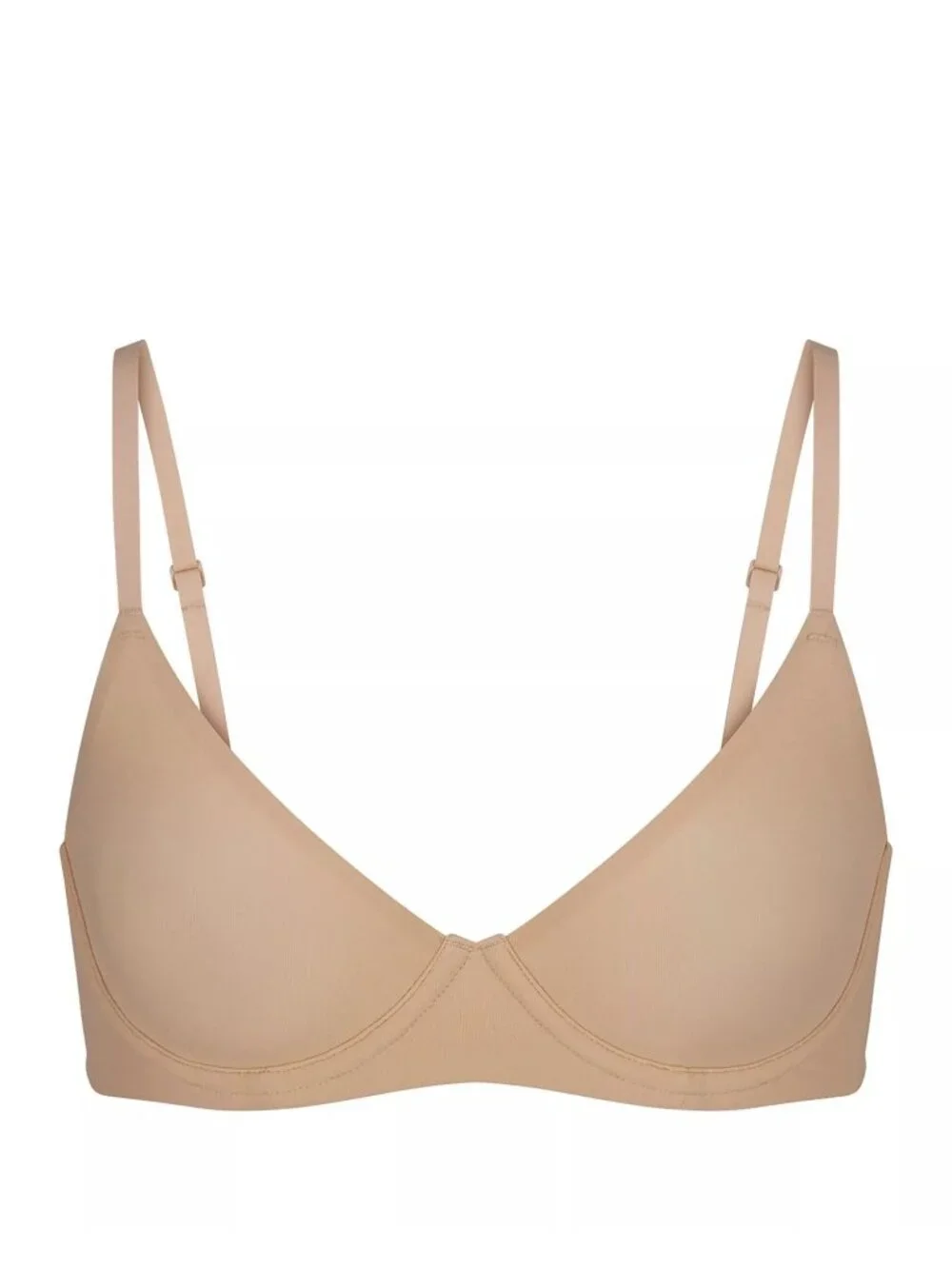 NWT SKIMS Women's Fits Everybody Unlined Demi Bra - Clay - Size 36DD - Picture 2 of 4